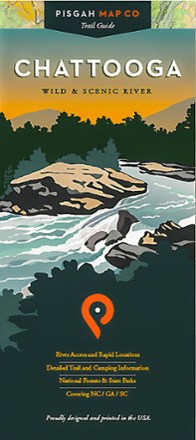 Pisgah Map Co Chattooga River Map and Trail Guide 0
