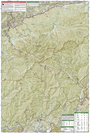 National Geographic Clingmans Dome / Cataloochee Topographic Map 2