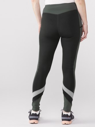 Smartwool Merino Sport Fleece Colorblock Tights - Women's 2