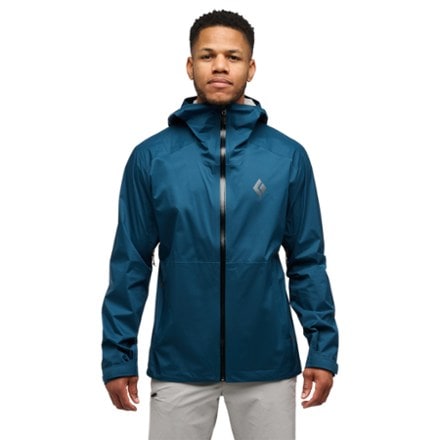 Black Diamond Fineline Stretch Rain Shell - Men's 1
