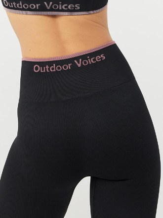 Outdoor Voices Seamless Rib 7/8 Leggings - Women's 2