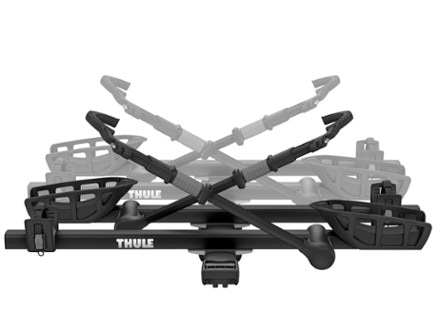 Thule T2 Pro XT 2-Bike Add-On Front view (Black)
