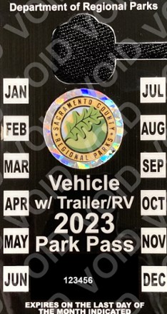  Sacramento County Annual Park Pass - Motorized Watercraft/Trailer/Oversize Vehicle 0