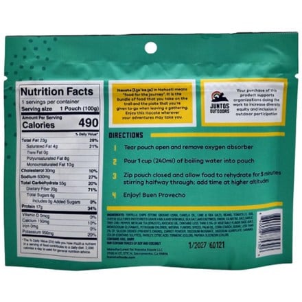 Itacate Charge-Up Chilaquiles Verdes - 1 Serving 1