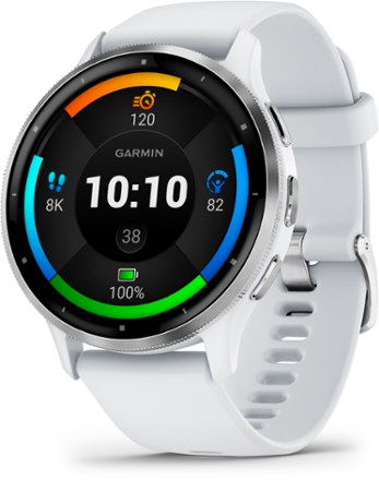 Garmin Forerunner 955 Solar GPS Smartwatch, Whitestone — Beach Camera