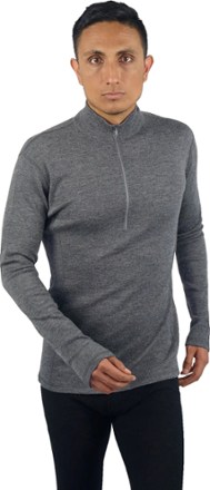Arms of Andes 300 Lightweight Alpaca Wool Half-Zip Base Layer Top - Men's 4