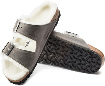 Birkenstock Arizona Shearling Sandals - Men's 2