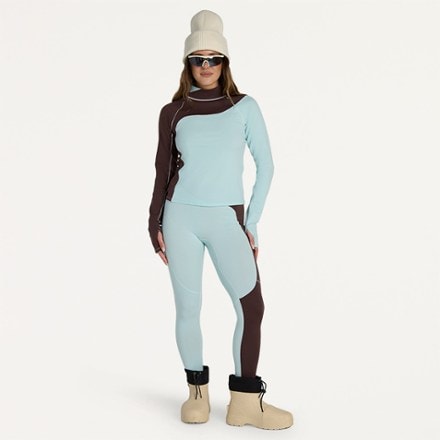 SENIQ Wool Sculpt Merino Mock-Neck Long-Sleeve Base Layer Shirt - Women's 7