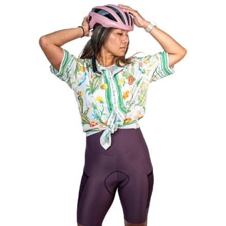 Ostroy High Waisted Cycling Bib Shorts - Women's 1