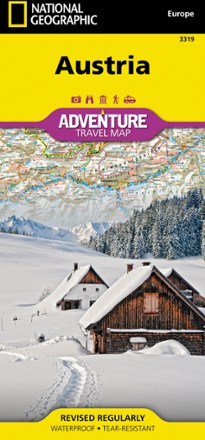 National Geographic Austria Adventure Travel Map 0