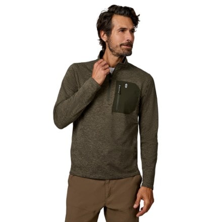 Free Country Sueded Spacedye Quarter-Zip Pullover - Men's 2