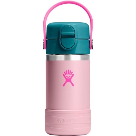 Hydro Flask Kids' Wide-Mouth Vacuum Bootle with Straw Cap and Bottle Boot - 12 fl. oz. 0