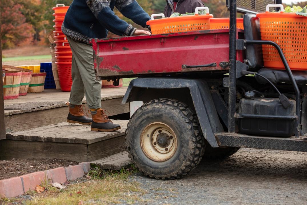 Location Image for Originals Leather Lace-Up Duck Boots - Women's