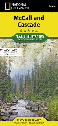 National Geographic McCall and Cascade Map 0