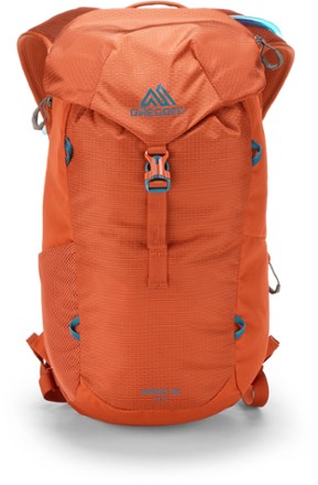 Gregory Nano 18 H2O Hydration Pack - Plus Size Back view (Red Rock)