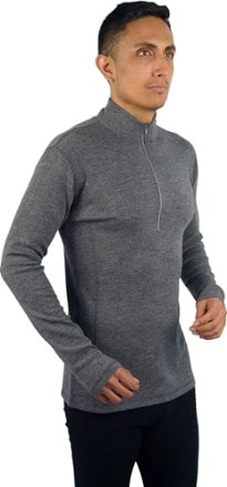 Arms of Andes 300 Lightweight Alpaca Wool Half-Zip Base Layer Top - Men's 3