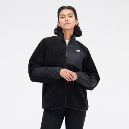 New Balance Q Speed Sherpa Fleece Jacket - Women's 4