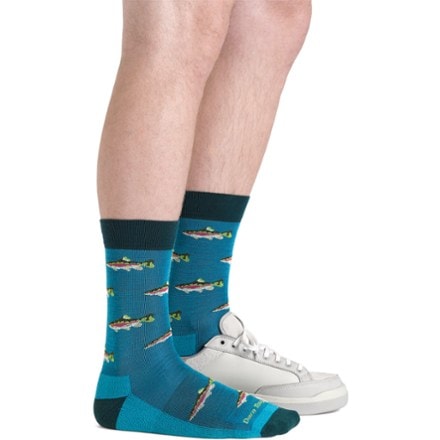 Darn Tough Spey Fly Crew Lightweight Lifestyle Socks - Men's 2