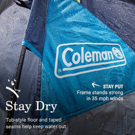 Coleman Camp Burst Dark Room 4-Person Tent 10