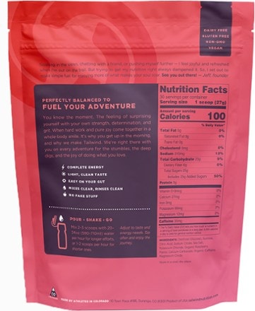 Tailwind Nutrition Caffeinated Endurance Fuel Drink Mix - 30 Servings 1