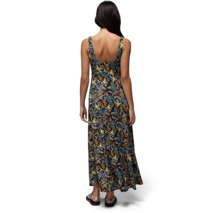 knee length dresses for ladies Easel Floral Printed Rayon Challis Maxi Dress In Sage  Deja Nu Tx