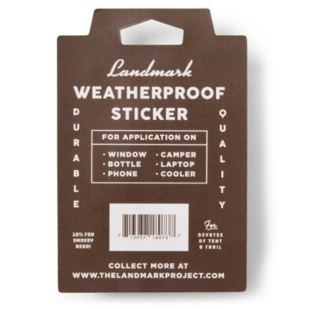 The Landmark Project Smokey Logo Sticker 3