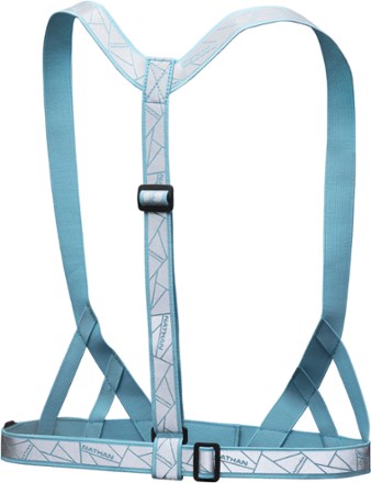 Nathan Vibe Reflective Vest Back view (Blue Cornflower)