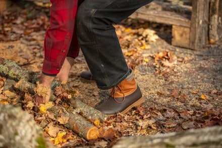 Muck Boot Originals Leather Lace-Up Duck Boots - Men's 7