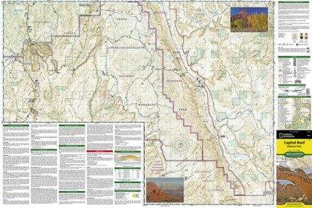 National Geographic Capitol Reef National Park Trail Map 1