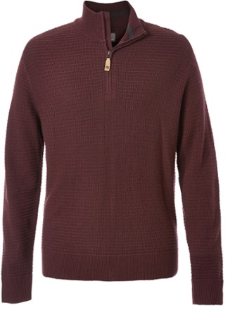 merino wool quarter zip jumper