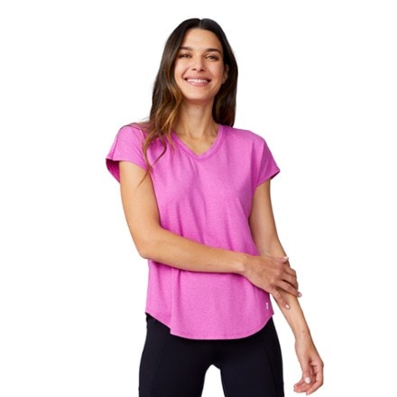 Free Country Microtech Chill V-Neck T-Shirt - Women's 0