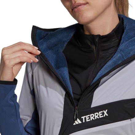 adidas Techrock Ultralight Half-Zip Hooded Fleece Jacket - Women's 7