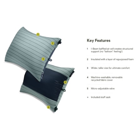 NEMO Fillo King Luxury Camping Pillow | REI Co-op