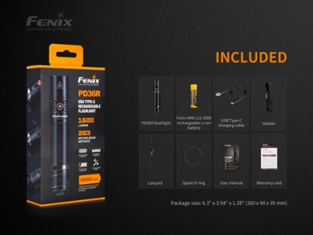 Fenix PD36R Rechargeable Flashlight 5