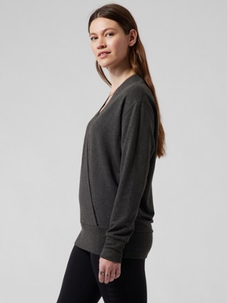Athleta Purana V-Neck Wrap Sweatshirt - Women's 2
