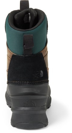 The North Face Chilkat V 400 Waterproof Boots - Men's Back view (Toasted Brown/Tnf Black)