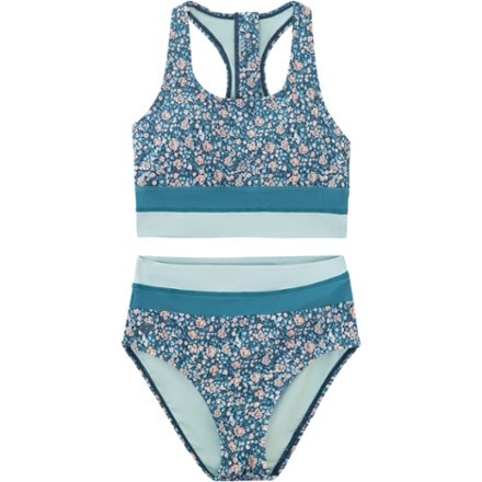 Nani Swimwear Mini Cut Back Crop Swimsuit Set - Girls' 0