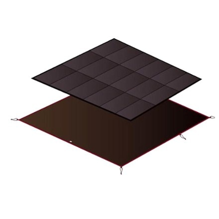 Snow Peak Alpha Breeze Mat and Sheet Set 0