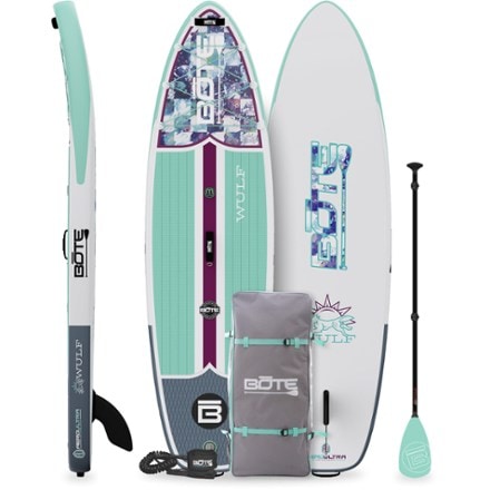 BOTE WULF Aero Inflatable Paddle Board with Paddle - 10'4" 0