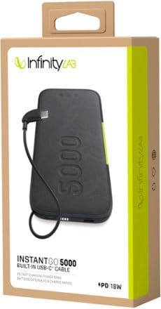 InfinityLab InstantGo 5000 Built-in USB-C Cable Power Bank 3