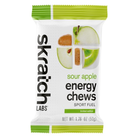 Skratch Labs Sport Energy Chews Sour Apple