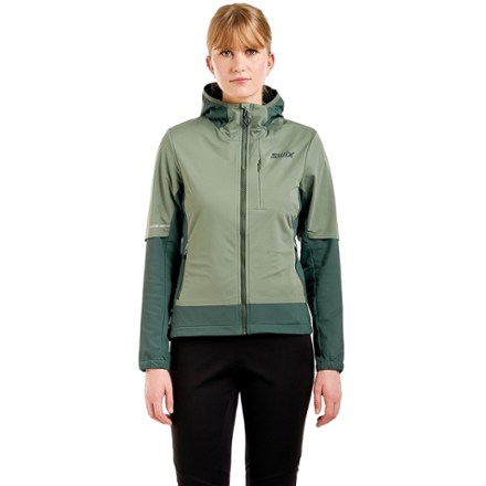 Swix Women's Delda Light Softshell Jacket  Green L
