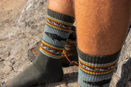 Darn Tough Van Grizzle Boot Cushion Socks - Men's 7