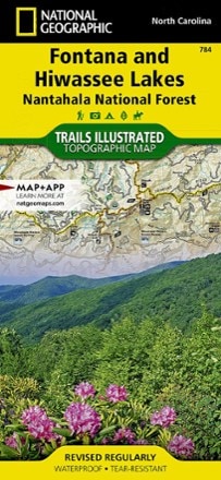 National Geographic Fontana and Hiwassee Trail Map 0