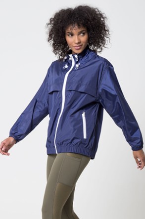 blue windbreakers