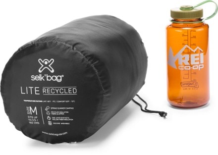 Selk'Bag SWYTCH Lite Sleeping Bag Stuff sack (32 fl. oz. water bottle not included)