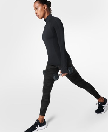 Sweaty Betty Athlete Seamless Half-Zip Long-Sleeve Top - Women's 4