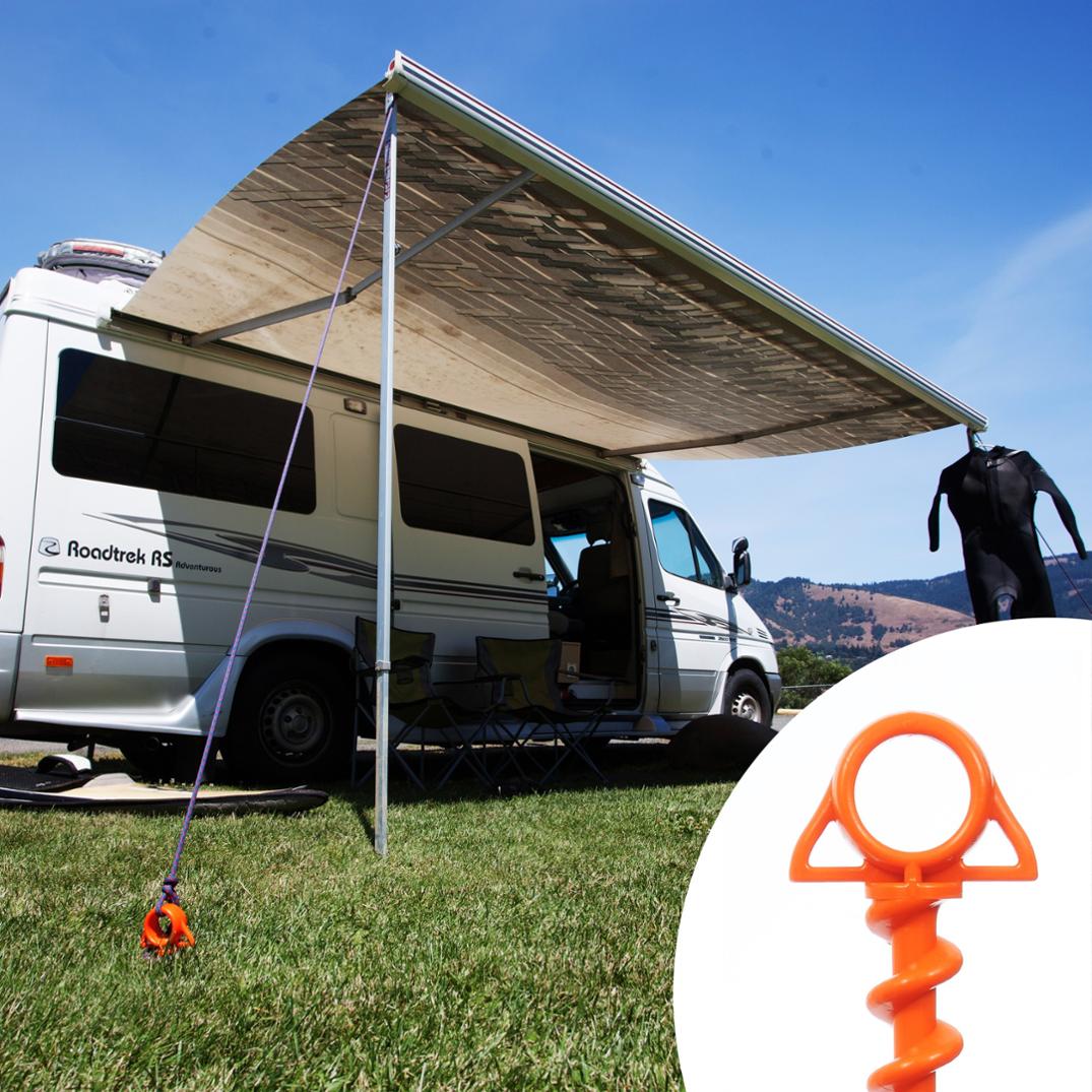 Location Image for Orange Screw Ultimate Ground Anchors - Large - Package of 2