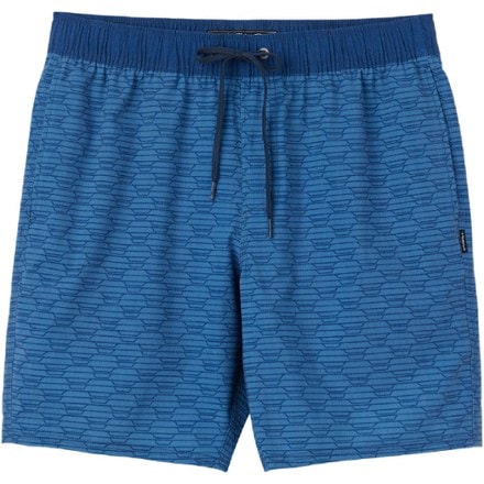 O'Neill Stockton Print Elastic Waist 18" Hybrid Shorts - Men's 0