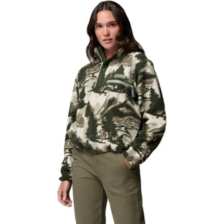 Columbia Helvetia II Cropped Half-Snap Fleece Pullover - Women's 0